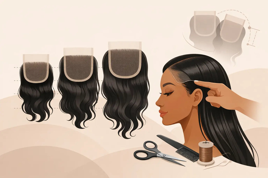 How to Choose Lace Closure Size for Your Install