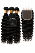 Brazilian Virgin Deep Wave Closure Set
