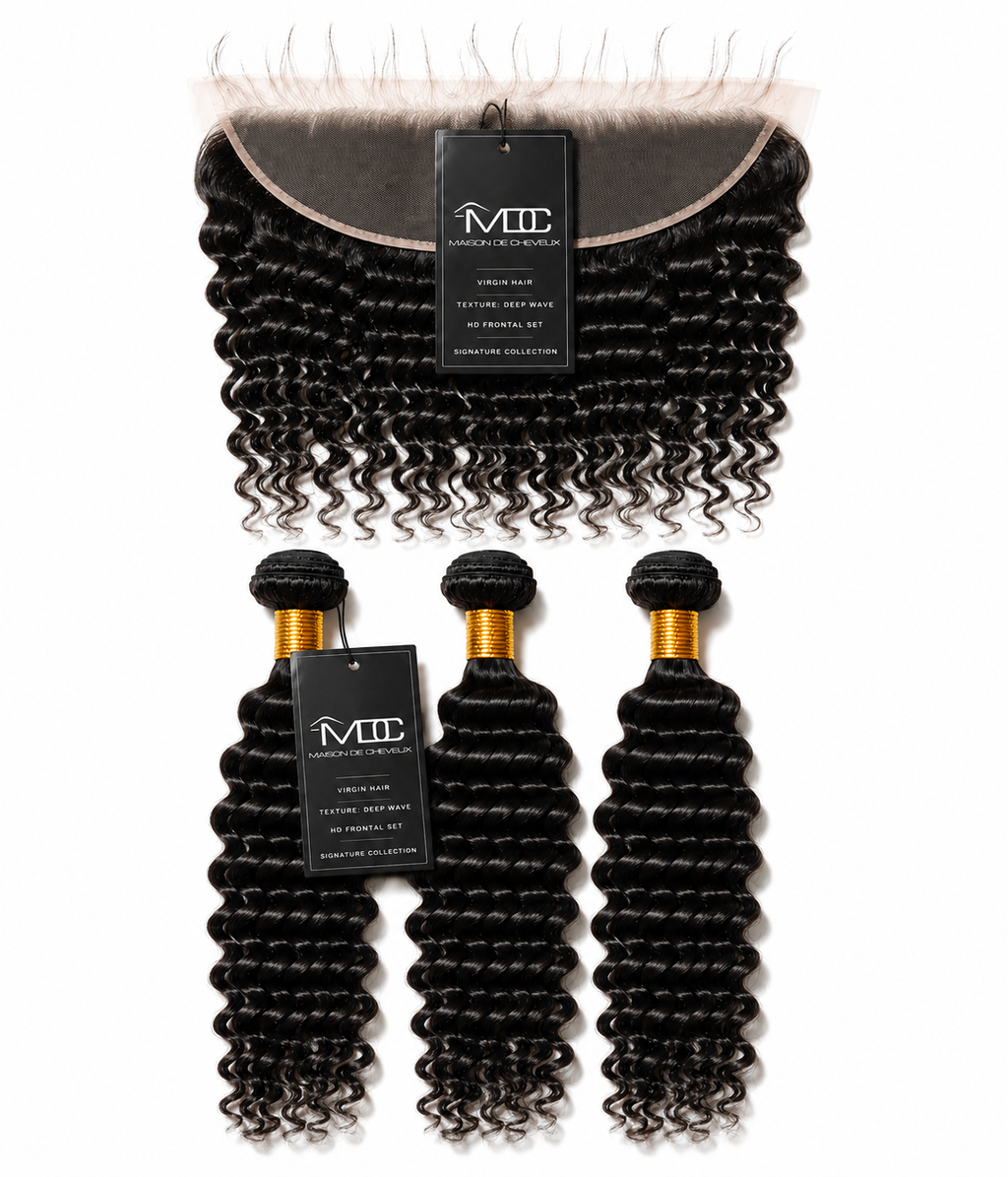 Brazilian Virgin Deep Wave Frontal Set