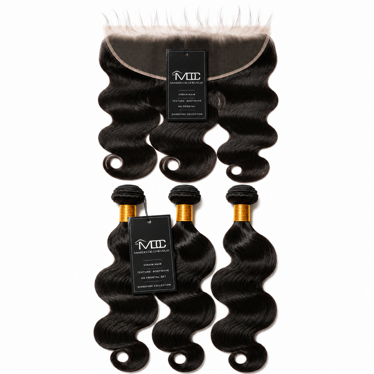 Brazilian Virgin Body Wave Frontal Set