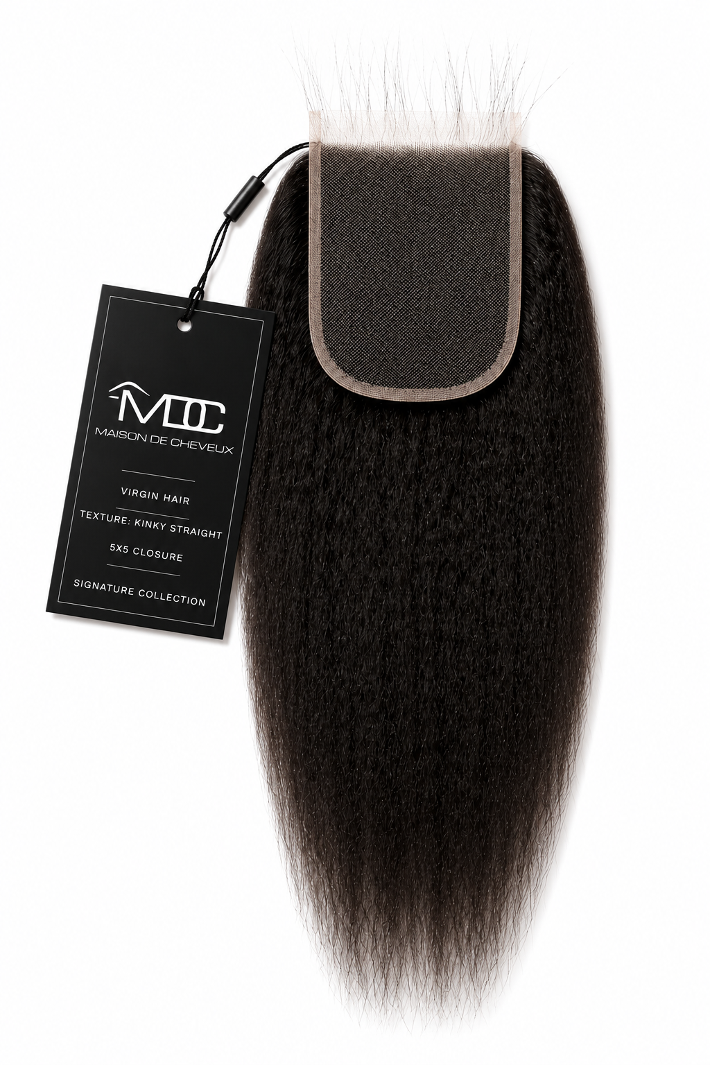 Brazilian Virgin Kinky Straight 5×5 HD Lace Closure