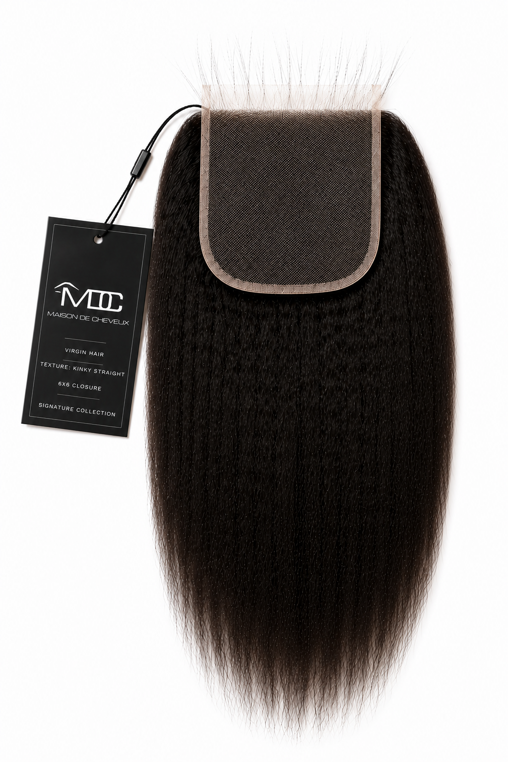 Brazilian Virgin Kinky Straight 6×6 HD Lace Closure