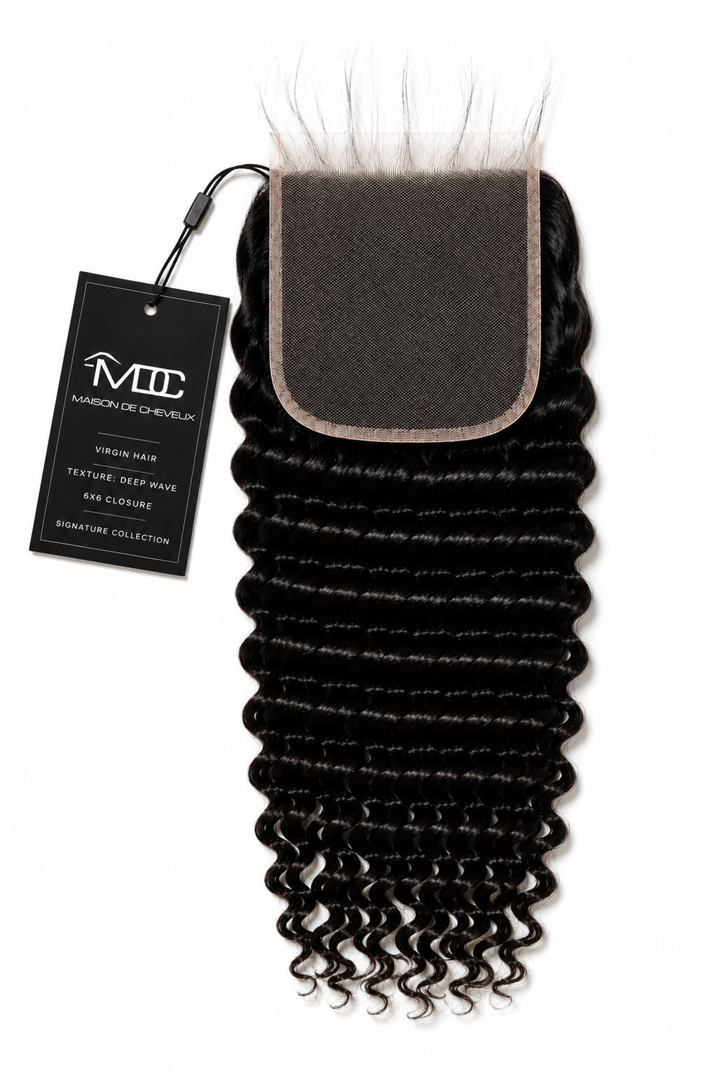 Brazilian Virgin Deep Wave 6×6 HD Lace Closure