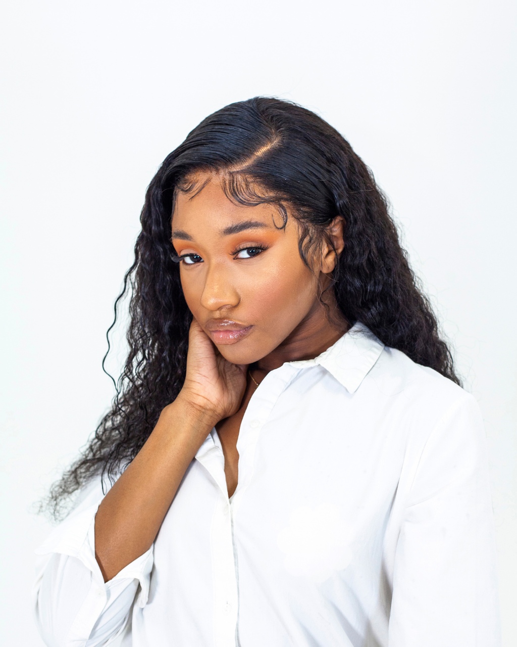 Brazilian Virgin Deep Wave 13×4 HD Lace Frontal